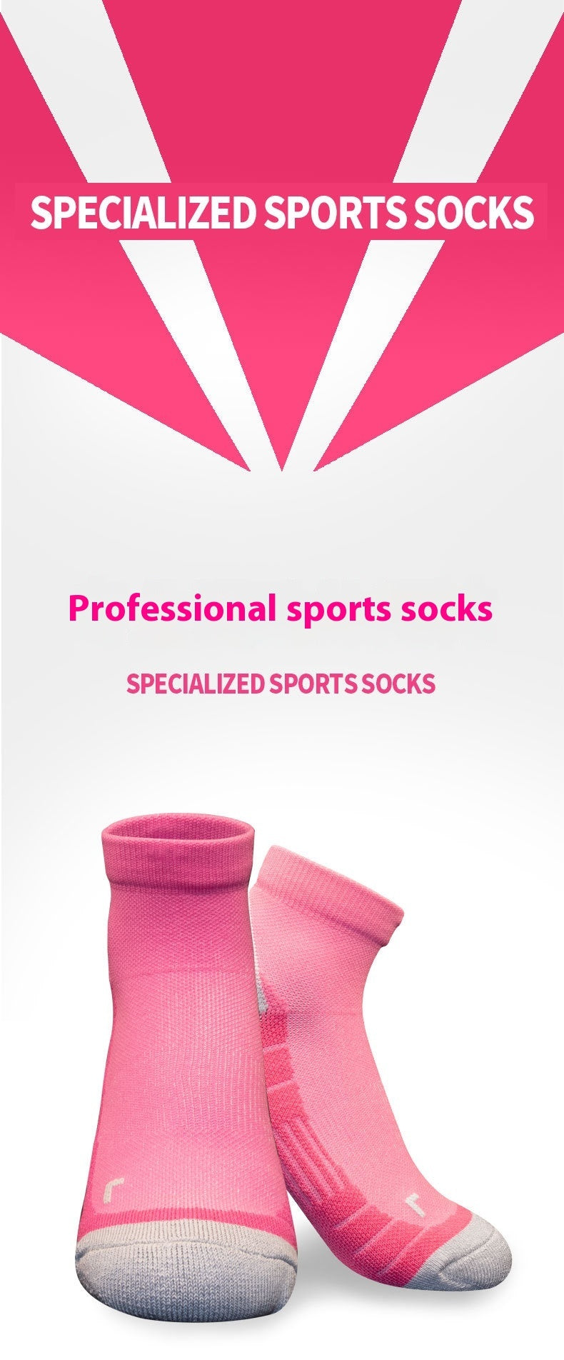 Marvellboss® Ultron - Professional Badminton Socks Color Matching Sports Left And Right Feet Non-slip