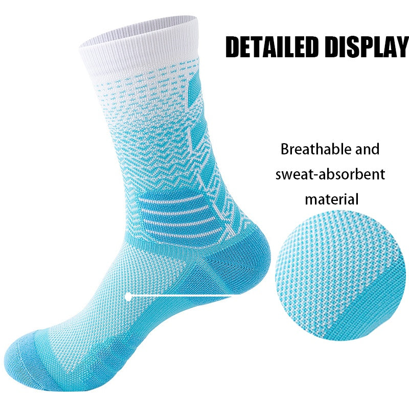 Marvellboss® Ultron - 5 Pairs Mens Athletic Socks Cushion Running Socks Breathable Comfort For Sports Anti-odor And Anti-slip For Running Fitness Cycling