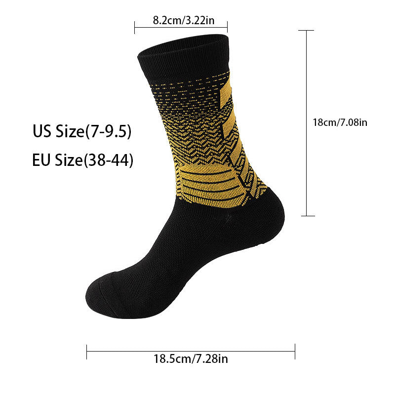 Marvellboss® Ultron - 5 Pairs Mens Athletic Socks Cushion Running Socks Breathable Comfort For Sports Anti-odor And Anti-slip For Running Fitness Cycling