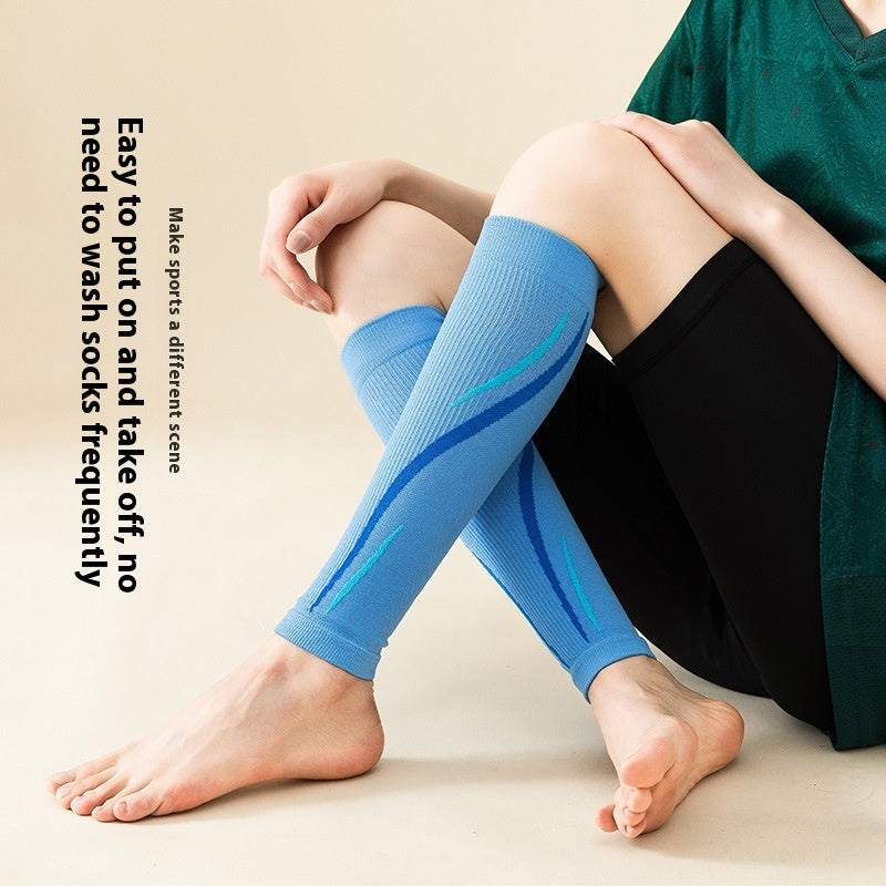 Marvellboss® Blade - Sports Compression Leg Warmer Running Fitness Skipping Rope Long Tube Leg Gaurd Set